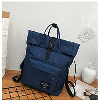 Універсальний стильний молодіжний місткий рюкзак-сумка з відділом для ноутбука Urban з USB , 6 кольорів синій
