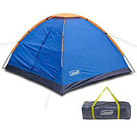 Кемпинговая 3-х местная палатка Coleman 1012, трехместная палатка тент, палатка для кемпинга