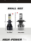 4 дiода LED лампа H11 (Н9 Н8 H16) ближній світло, дальне світло. ПРОТИВОТУМАНКИ, 1шт, фото 4