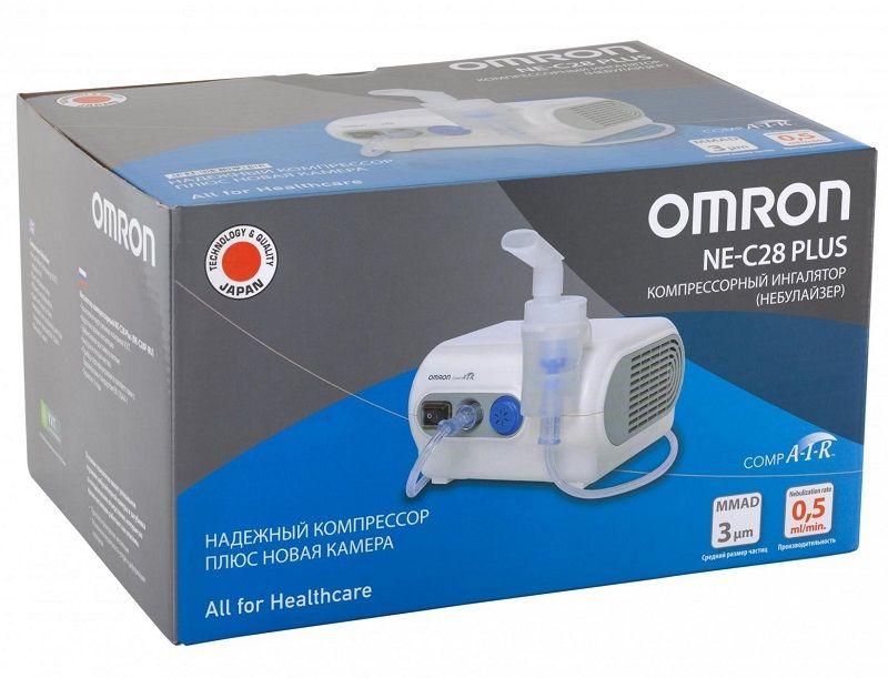 Інгалятор (небулайзер) Omron NE-C28 P-RU (NE-C28 PLUS) компресорний гарантія 3 роки