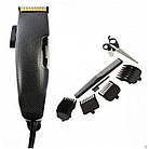 Машинка для стрижки волосся Gemei GM-806 220В Чорна, фото 2