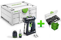 Аккумуляторная дрель-шуруповерт Festool C 18-Basic