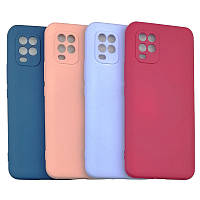 Чохол Silicone Case Full для Xiaomi Mi 10 Lite з мікрофіброю (Різні кольори)