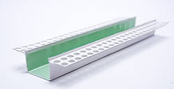 Рустовочний профіль ПВХ без сітки руст (боні) декоративний для фасаду та інтер'єру ширина 20 на 20 мм довжина 3 метри