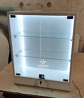 Компактная навесная витрина с подсветкой Модель V583