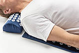 Масажний акупунктурний килимок із подушкою  ⁇  Масажер для спини та ніг OSPORT  ⁇  Аплікатор Кузнєцова, фото 6