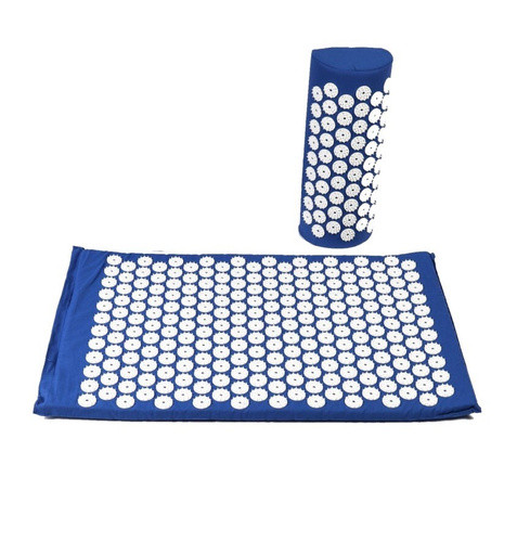 Массажный акупунктурный коврик с подушкой | Массажер для спины и ног ...