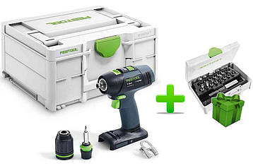 Акумуляторний дриль-шуруповерт Festool T 18+3-Basic