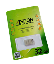 Флешка (USB Flash) Aspor AR105 32GB срібна