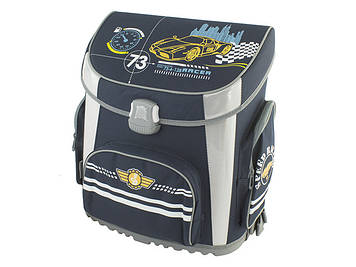 Ранець каркасний "Tiger" 1осн. від.,3карм.,чорний №11101B(4)