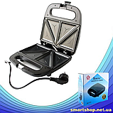 Сендвічниця бутербродниця електрична Domotec 7718, фото 7