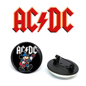 Значок AC/DC "Mouse with Guitar"