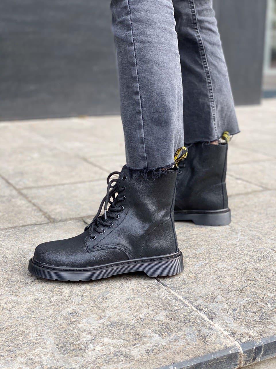 Черевики жіночі чорні демісезонні Dr.Martens 1460 Classic (04818)