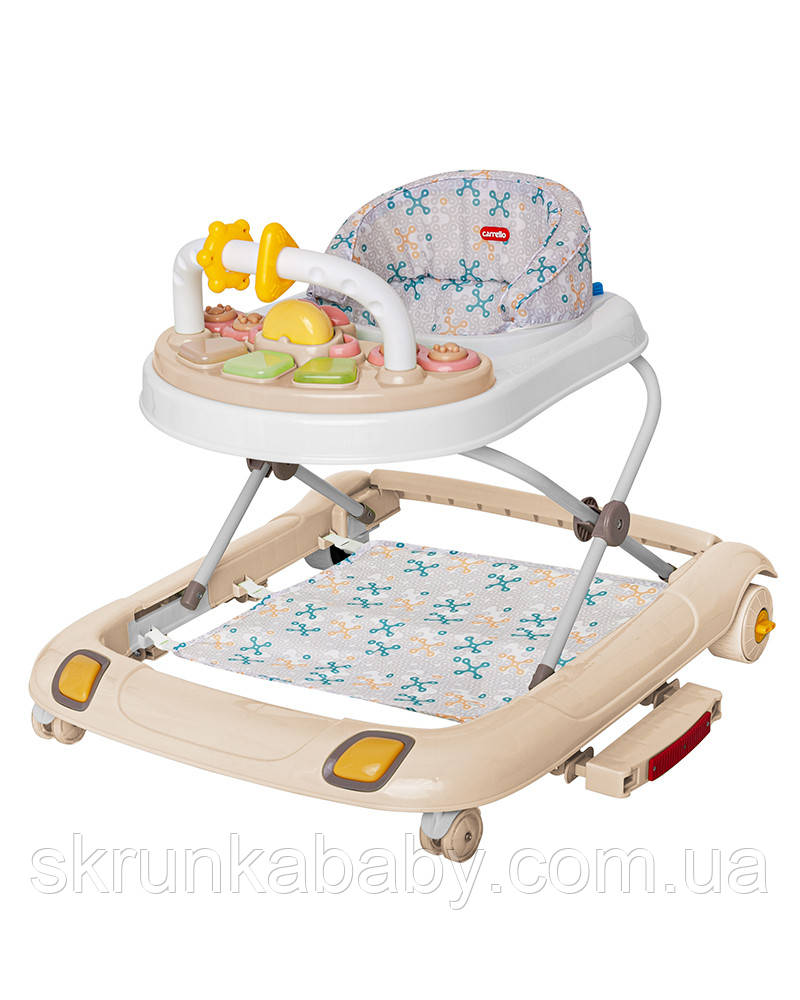 Ходунки CARRELLO Premio 3в1 ( ходунки,гойдалка,каталка) Beige