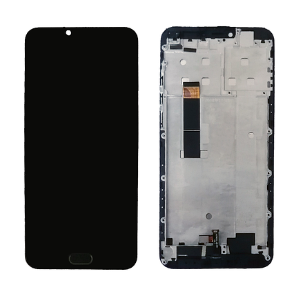 Дисплей + сенсор з передньою панеллю для Doogee Y7 Plus Black, фото 1