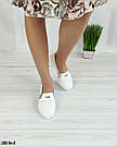 Перфоровані білі шкіряні мокасини 37 р-р, фото 6