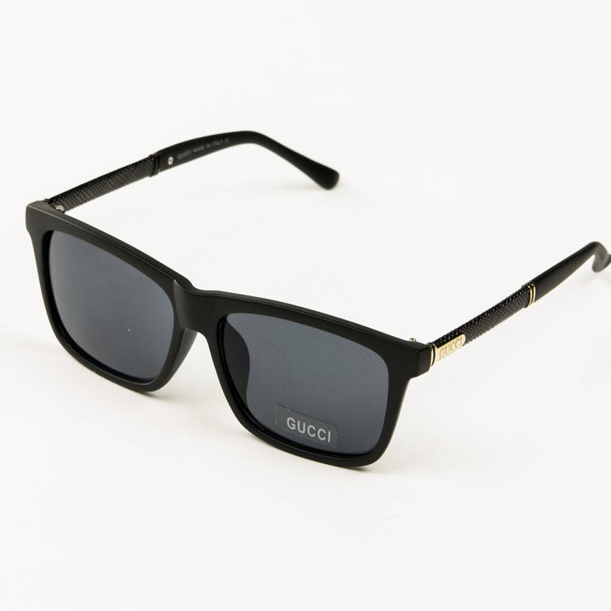 Брендові сонцезахисні окуляри Gucci (репліка) - Чорні - 2011, фото 2