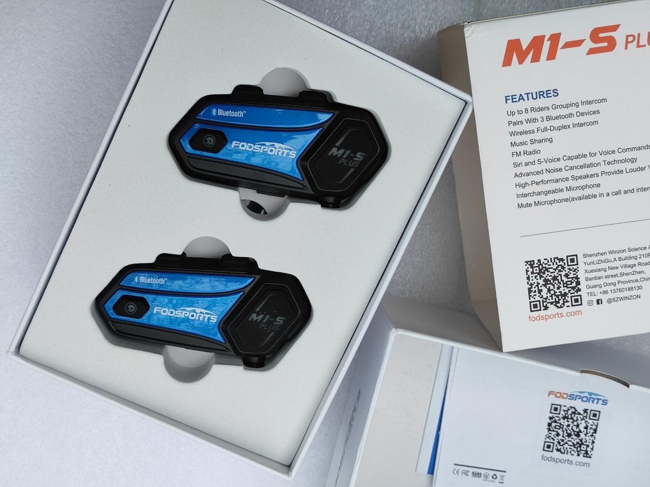 Мотогарнитура Fodsports M1-S PLUS, фото 1