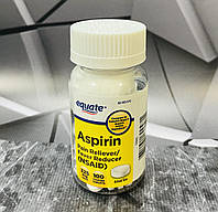 Аспірин американський Equate Aspirin, 100штук 325мг