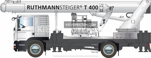 Автогідропідйомник STEIGER T 400, фото 2