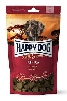 М'які закуски ласощі для собак Хеппі Дог Африка Happy Dog Afrika 100 г