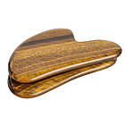 Скребок для масажу гуаша з каменю Тигрове око, фото 5