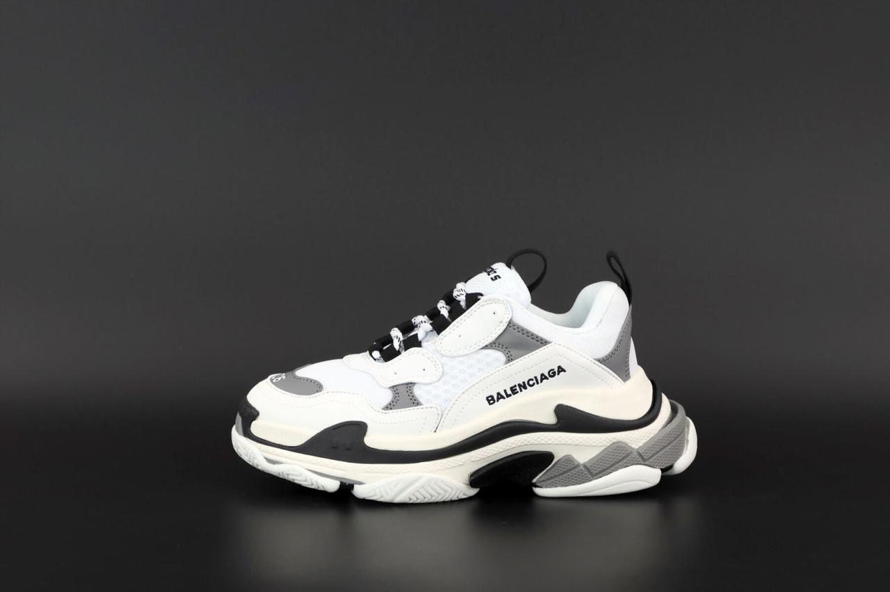 Кроссовки Balenciaga Triple s Grey White