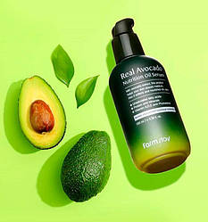 ПРИМ’ЯТА КОРОБОЧКА! Насичена сироватка з маслом авокадо FARM STAY Real Avocado Nutrition Oil Serum, 100 ml