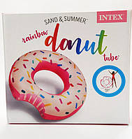 Детский надувной круг Intex Пончик | круг надувной пончик | надувний круг