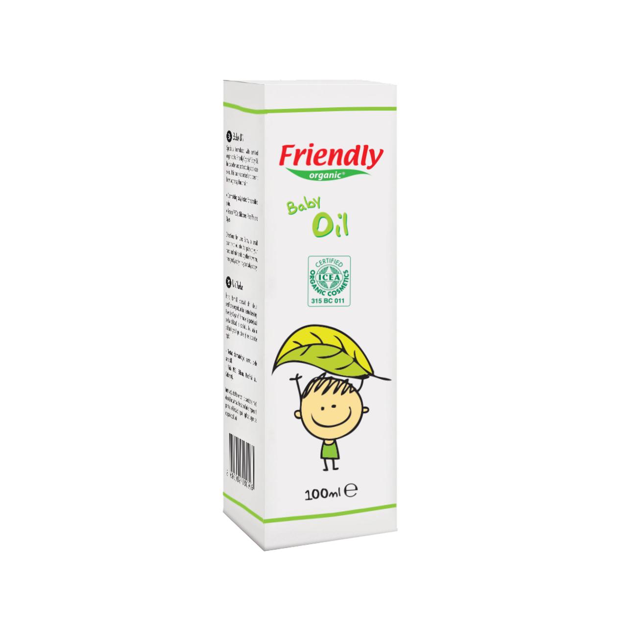 Органическое детское масло Friendly Organic 100 мл - фото 2 - id-p475502831