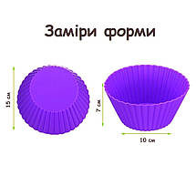Силіконова формочка MagicKitchen Великий кекс №433, фото 4