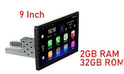 1 Din універсальна автомагнітола Junsun JMANCE Android 9" 2ГБ ОЗУ+32