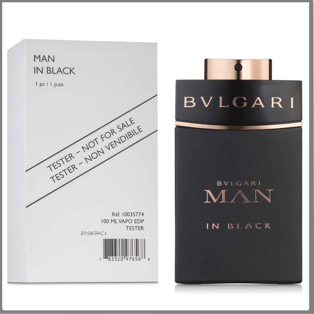 Bvlgari Man In Black парфумована вода 100 ml. (Тестер Булгарі Мен Ін Блек)