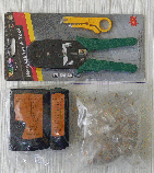 Обтискач, тестер, 30 конекторів rj45, стрипер, фото 4