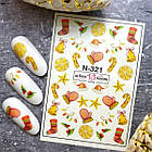 Наліпка слайдер дизайн для нігтів VS NAILS N, фото 2