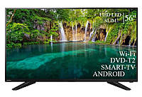Современный Телевизор Toshiba 56" Smart-TV ULTRA HD T2 USB Android 13.0 Гарантия 1 ГОД