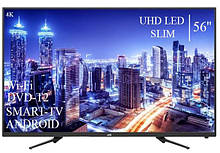 Сучасний Телевізор JVC 56" Smart-TV ULTRA HD T2 USB Android 9.0 Гарантія 1 РІК