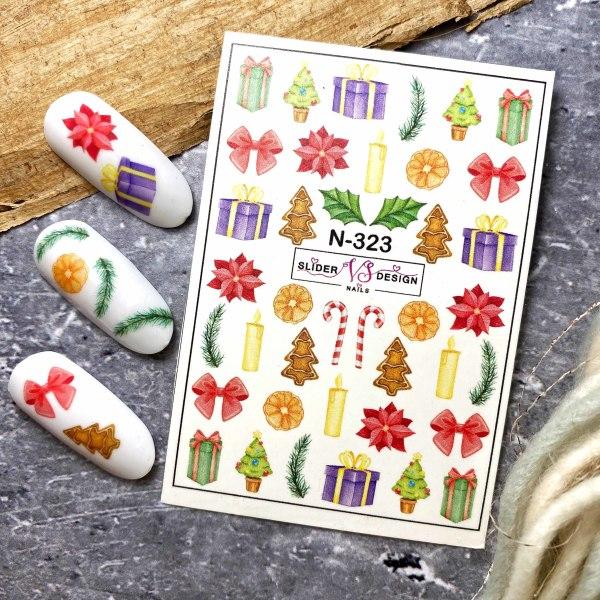 Наліпка слайдер дизайн для нігтів VS NAILS N-323, фото 1