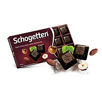 Шоколад чорний Schogetten Шогеттен Dark Hazelnuts з фундуком 100 г Німеччина
