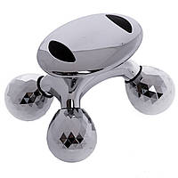 Масажер ручний роликовий Zelart 4D Massager XC-202 Silver