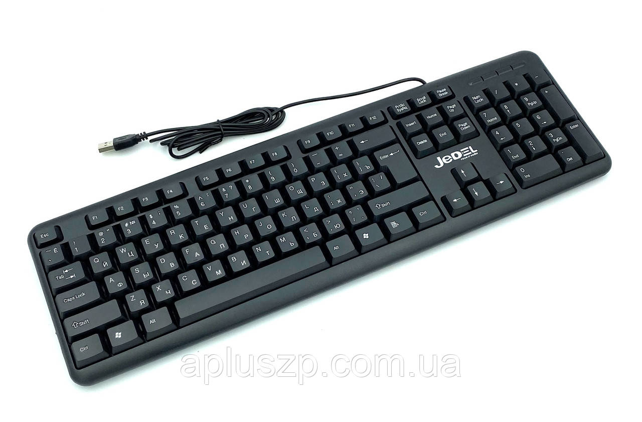 Купить Проводная USB клавиатура JEDEL K11 с русскими буквами, цена 300 ...