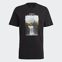 Футболка мужские adidas performance Mountan tee черная 50(M)