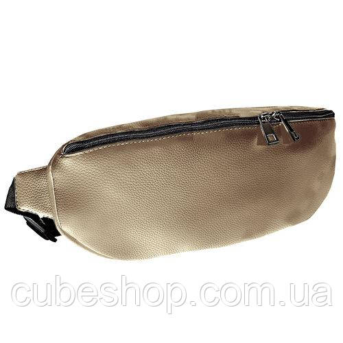 Сумка бананка BADABUMBAG золотиста