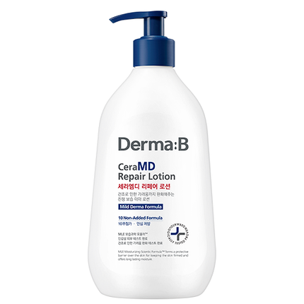 Увлажняющий лосьон для тела Derma-B CeraMD Repair Lotion, 400 мл, фото 2