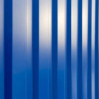 Профнастил (профлист) 10-ти хвильовий 2000х950 мм синій /плівка (На даний тип товару доставка Новою поштою не здійснюєт