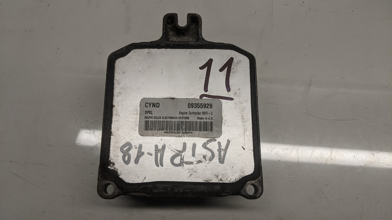 Блок управління двигуном БУД ЕБУ Opel astra g 1.6 №11 09355929
