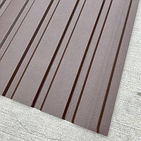 Профлист 10-ти хвильовий 2000х950мм коричневий /плівка(На даний товар доставка Новою поштою не здійснюється)