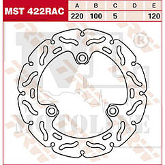 Тормозной диск задний, ротор TRW Kawasaki ZX250R "08-"12