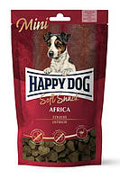 Мягкие закуски лакомство для собак Хеппи Дог Мини Африка Happy Dog 100 гр