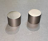 Карниз для штор металевий ЗАГЛУШКА однорядний 19 мм 2.4 м Сатин нікель, фото 3